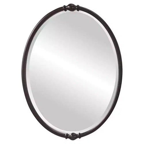 Generation Lighting Dannis 32 3/4 Oil-Rubbed Bronze Oval Wall Mirror