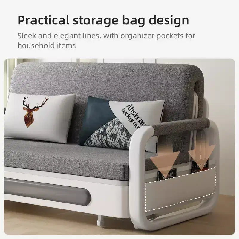Divano letto, materasso pieghevole
